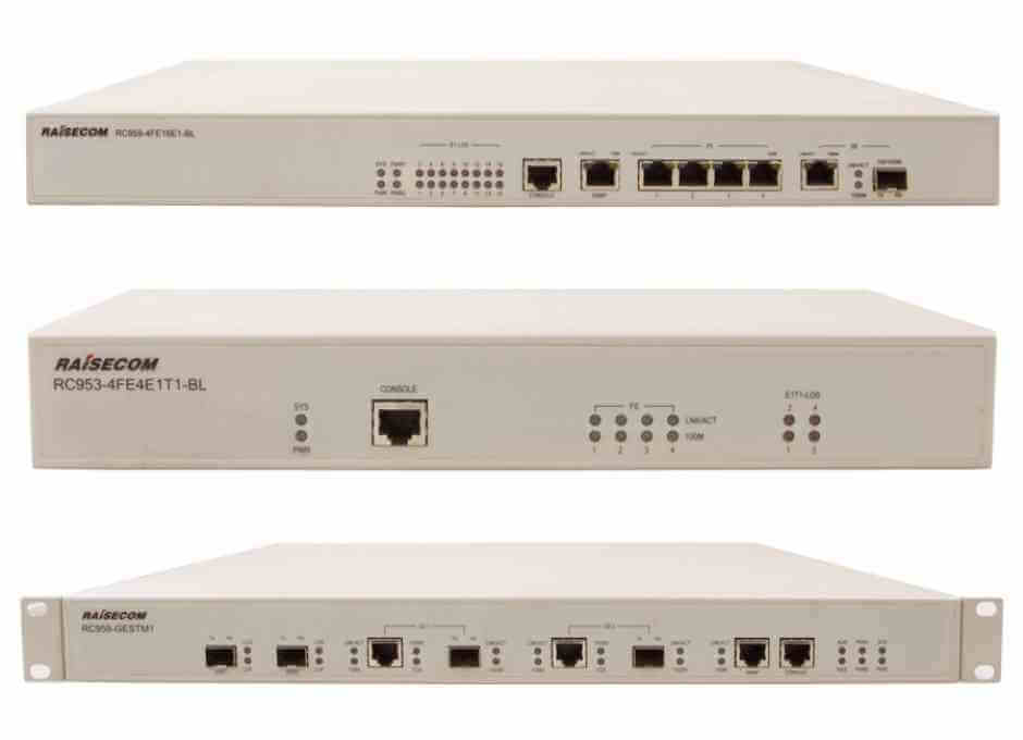 Инверсный мультиплексор RC959 Series Raisecom (Ethernet over PDH)